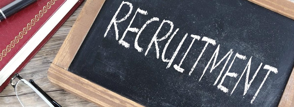 recruitment on a chalkboard