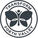 The organisation logo for Transform Forth Valley