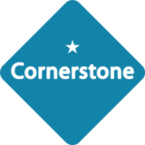 The organisation logo for Cornerstone