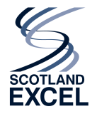 The organisation logo for Scotland Excel