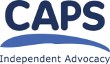 The organisation logo for CAPS Independent Advocacy