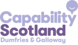 The organisation logo for Capability Scotland - SDS Brokerage