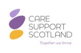 The organisation logo for Care Support Scotland