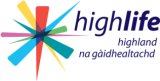 The organisation logo for High Life Highland