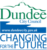The organisation logo for Dundee City Council