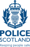The organisation logo for Police Scotland