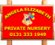 The organisation logo for Angela Elizabeth Nursery