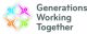 The organisation logo for Generations Working Together