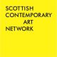 The organisation logo for Scottish Contemporary Art Network