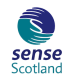 The organisation logo for Sense Scotland