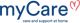 The organisation logo for myCare Grampian
