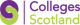 The organisation logo for Colleges Scotland