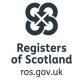 The organisation logo for Registers of Scotland