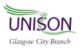 The organisation logo for Glasgow City UNISON