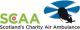 The organisation logo for Scotland’s Charity Air Ambulance (SCAA)