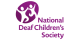 The organisation logo for National Deaf Children's Society