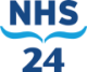 The organisation logo for NHS 24