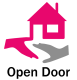 The organisation logo for Open Door Accommodation Project