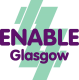 The organisation logo for ENABLE Glasgow