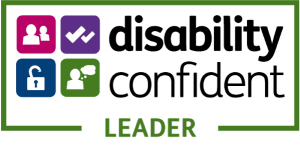 Disability confident leader logo